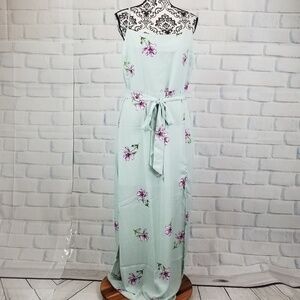 Socialite sleeveless size xxl floral maxi dress